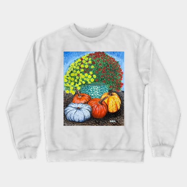 Autumn Still Life Crewneck Sweatshirt by jerrykirk